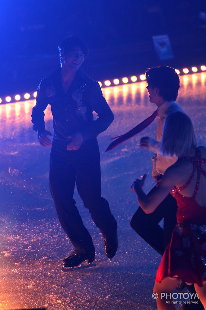 Stéphane Lambiel, Sinead Kerr, John Kerr