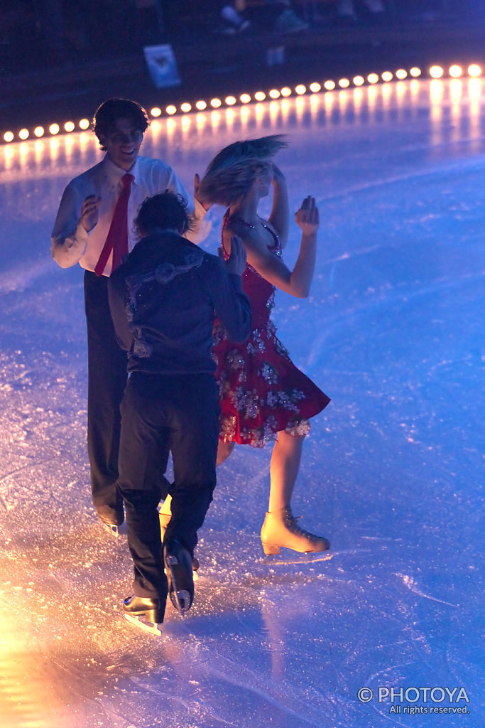 Stéphane Lambiel, Sinead Kerr, John Kerr