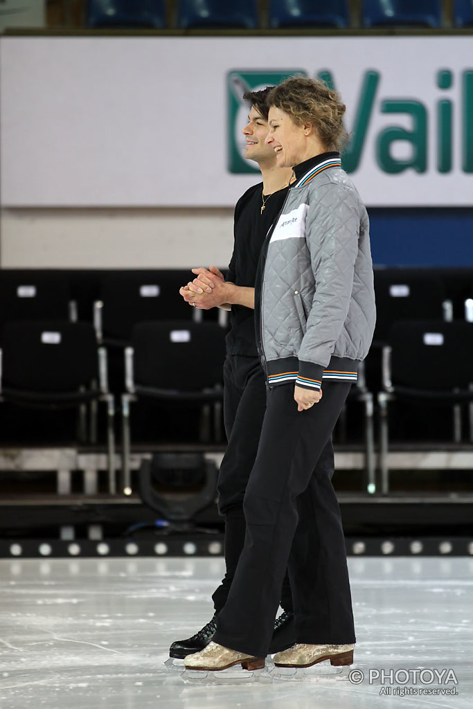 Stéphane Lambiel und Salomé Brunner