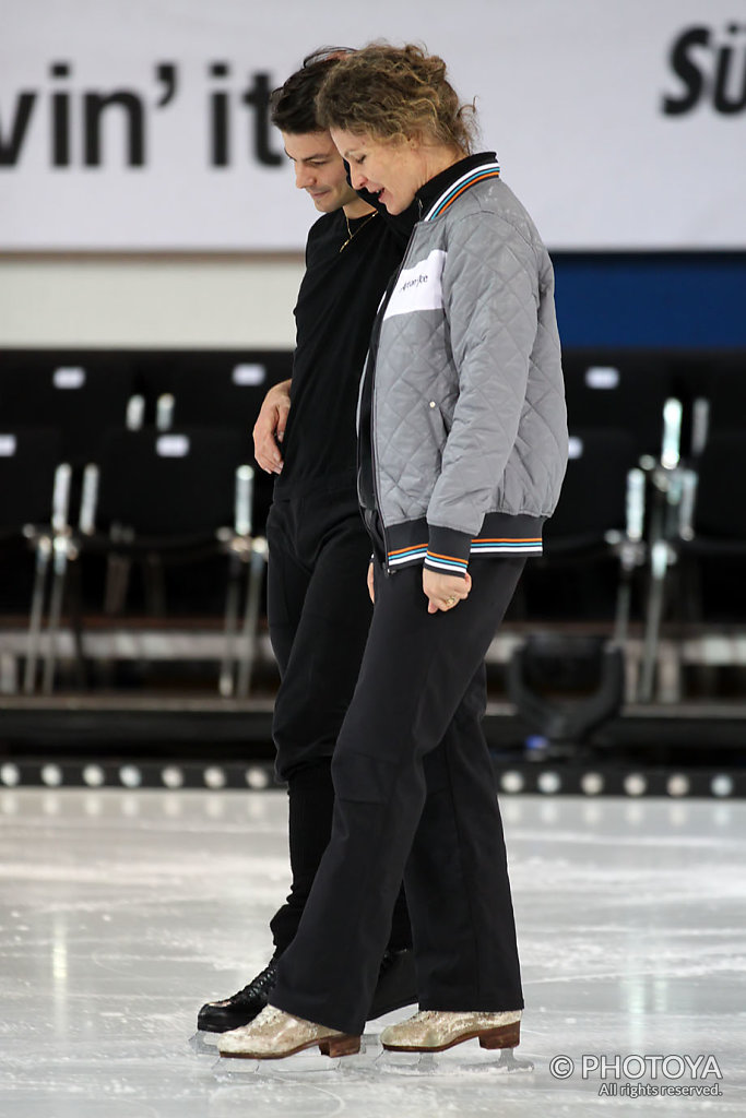 Stéphane Lambiel und Salomé Brunner