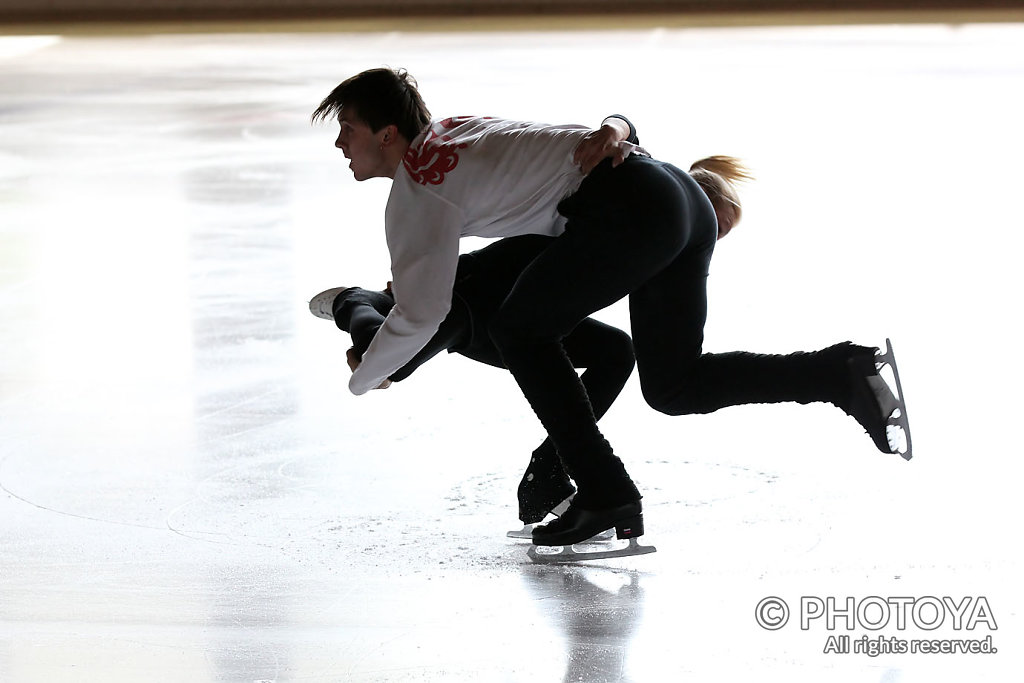 Training Tatiana Volosozhar & Maxim Trankov