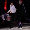 Samuel Contesti mit Laurent Tobel